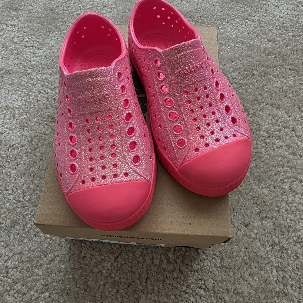 Native Jefferson Bling Water Shoes - Floyd Pink
